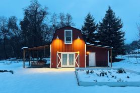 Red Barn in Wine Country
