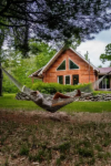Cozy Cabin in the Woods Hotels in Burnett County