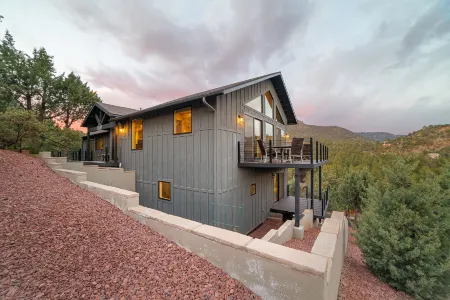 Chef's Kitchen and Expansive Scenic Deck - Stunning Mountain Oasis