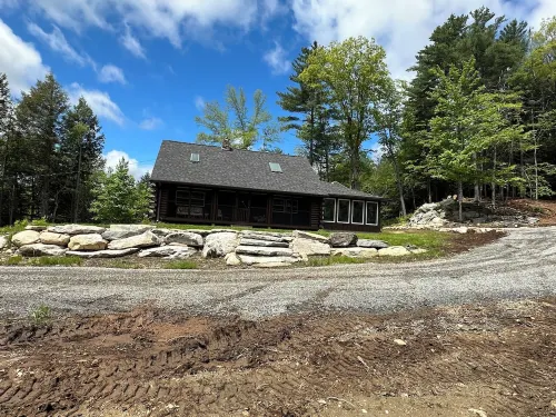 Cozy Modern 4 Bedroom Log Cabin on 45 Secluded Acres in the Berkshires