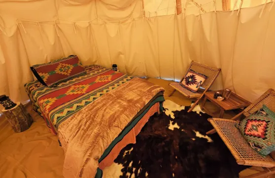 高原小屋在遊牧登陸點