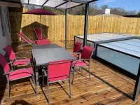 Near Soulac/mer 3-bedroom house with heated indoor pool