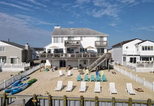 Bayfront Home with Pier, Multi-Level Decks & Stunning Lbi Views