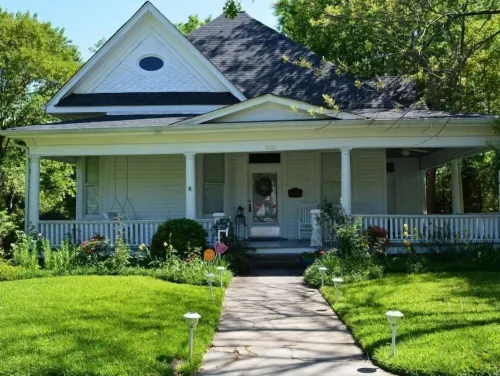 A Queen Ann style Victorian home in historic Belhaven neighborhood.