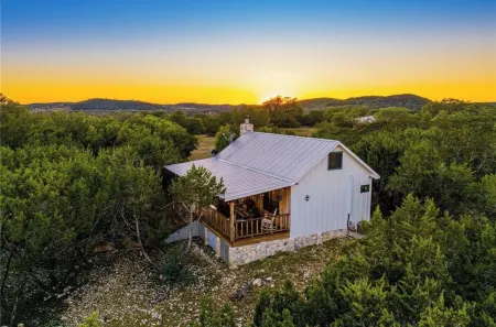 Modern Cabin with Hill Country Views