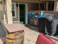 The Apartment.  Cozy one bedroom modern place.  Close to downtown and breweries