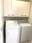 King, queen, & twin bed. 2-bedroom. Fenced around.