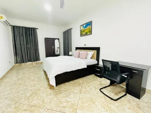 Charming 1-bedroom apartment in East legon, Accra with AC, WiFi, fitness room