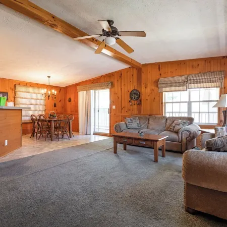 The Wolf Cabin at the Riviera Resort in Neillsville, Wisconsin!