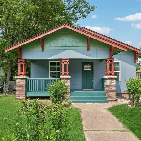 Charming  2-bedroom two bath  house in fantastic Tulsa with office/ fitness room