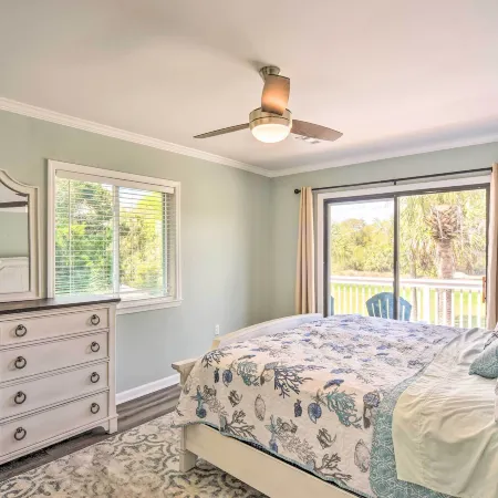 Sunny Edisto Island Duplex - Half Mile to Beach!