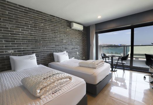 올레모텔 오션뷰 테라스