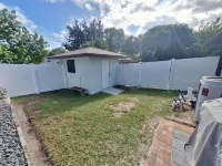 Private Oasis! Heated Pool, Fenced Yard, Poolside Bathroom, Grill, Mins to Beach