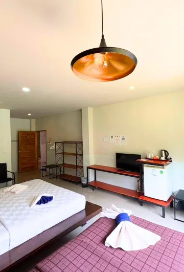 ห้องพักได้ 3 คน-ปลอดบุหรี