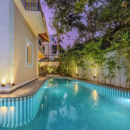 Elivaas Casa Zyra 4 BHK villa Отели в г. Мапуса