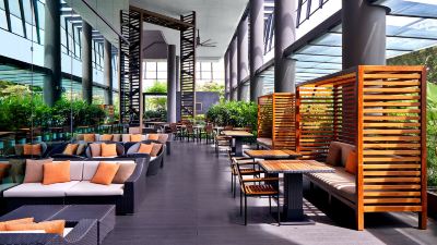 レストラン ホリデイ・イン エクスプレス シンガポール クラークキーの写真