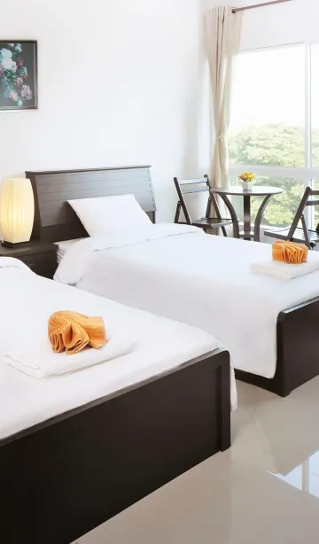 ห้องเตียงแฝดมาตรฐานอาคาร 2