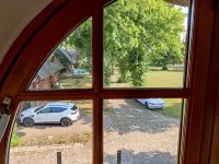 Romantische Reetgedeckte Bauernhaushälfte in Alt Rehse