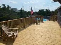 Cheerful, Semi Oceanfront, pet friendly, w/pool