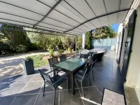 Villa 5 min walk from the beach, with large enclosed garden ideal for families