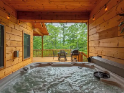 Dream Mtn Hideaway! Hot Tub+Fire Pit+Grill, WiFi, Hiking, Nearby Avl & Blk Mtn! Hotels in Broad River