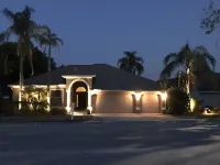 Beautiful bird sanctuary on the lake