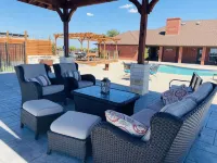 Texas Farmhouse on 10 Acres with  private Pool and Hot Tub Spa