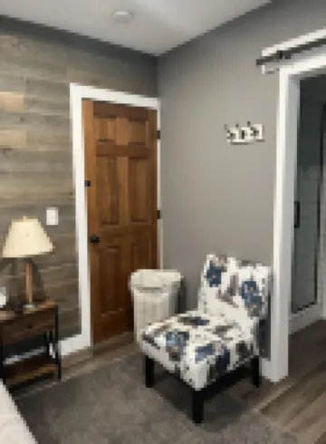 Cozy one room suite on two acres.