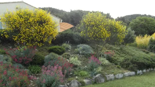 House on the hills of Provence overlooking vineyards ... Hotel di Seguret