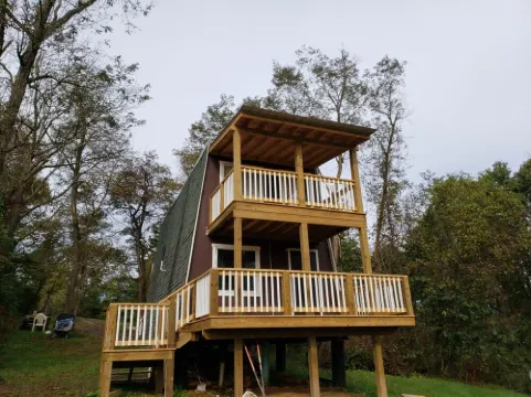 Aframe cabin in the woods #2