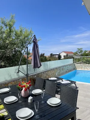 Sunny Apartment with a Private Pool Hotels near Zrce Festival Beach