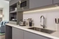 巴黎戴高樂中央機場萬豪集團美侖酒店 - 廚房