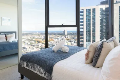 Mega Style Apartments Melbourne Square Hotel di Southbank