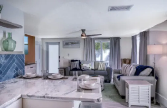 Heated Pool and Steps to the Beach Await - Charming Villa Retreat