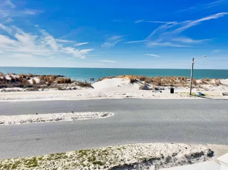 Deck Overlooking the Bay and Spacious Kitchen - Stunning Coastal Escape