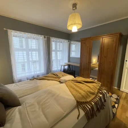 Brand-New 2Bd Apt in Heart of Stavanger 0 Min to Downtown