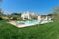 Luxury Trulli Terrarossa with Pool