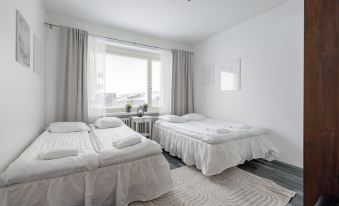 1Br Downtown Apt with Sauna, Hosts up to 8 Guests