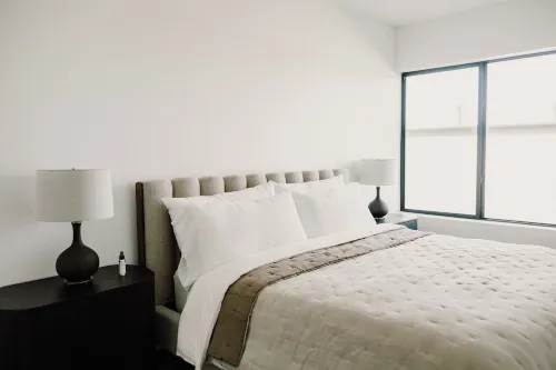 Modern Townhome with Skyline Views, Heated Balcony & Curated Art in Downtown DSM