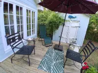 Heart of DT Southport with private, fenced yard! Perfect for pets!  Sleeps 4