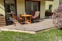 Vacation Apartment at Düstersee with Terrace and Sauna in Your Own Garden Hotels in Uckermark