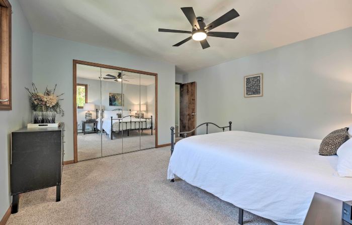 Spacious Delton Home w/ Fire Pit + Lake Views
