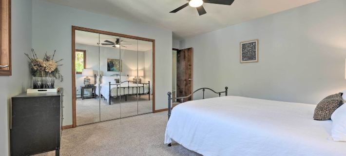Spacious Delton Home w/ Fire Pit + Lake Views Hotels in Barry County