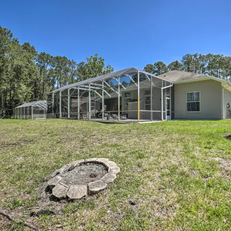 Upscale Palm Coast Home w/ Pool: 7 Mi to Beaches!