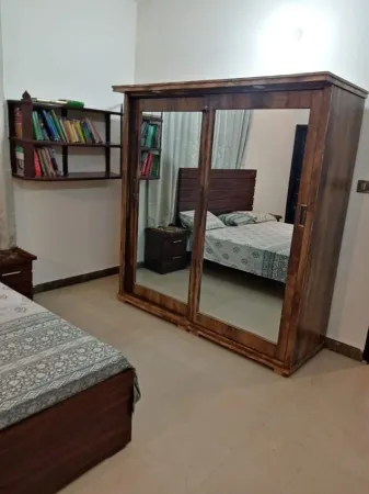 Spacious 3-bedroom apartment with WiFi, AC in charming Karachi