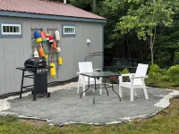 Oceanside Acadia Artist's Studio with high end finishes and local character