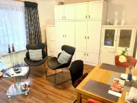 Apartment with 4 beds, south-facing balcony, underground parking space near the beach