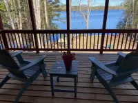 Adirondack Home on Lake Snow