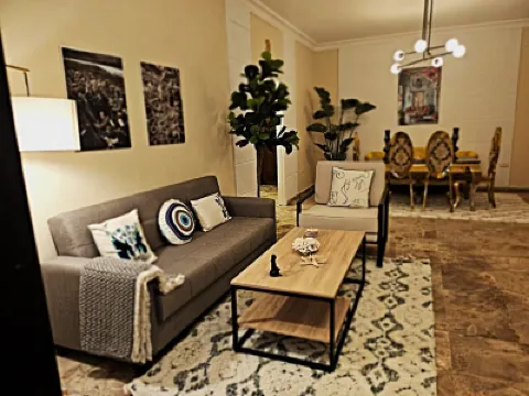 Charming 2-bedroom apartment in Blat Byblos with kitchen, living, dining, TV, AC Hotels in 