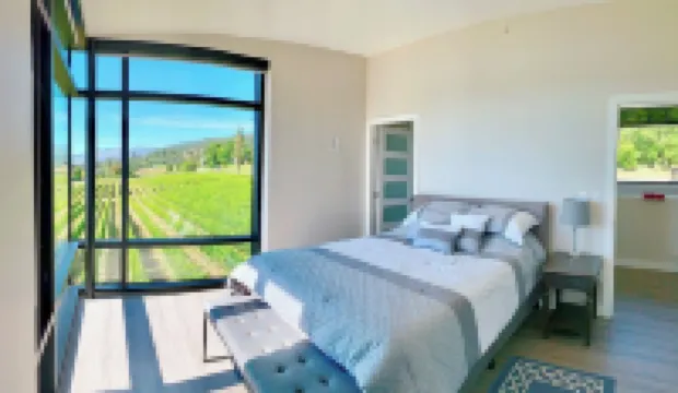 Luxury Guest Suite at Moraine Winery with Vineyard and Lake Views